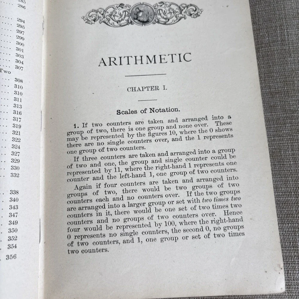 1900 Gage and Co's Educational Series Hamblin Smith's A Treatise On Arithmetic